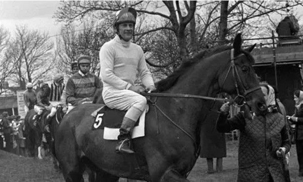 lord oaksey on proud tarquin.1973 grand national