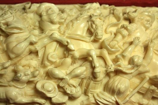 ivory carving close