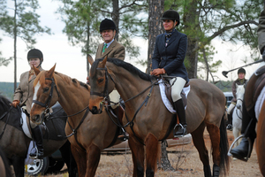 2011_Aiken_day_three_Whiskey_Road_field_master_Geri_Rapp_Fairfax_Hunt_member_Ray_Moffett_Fairfax_Hunt_member_Petra