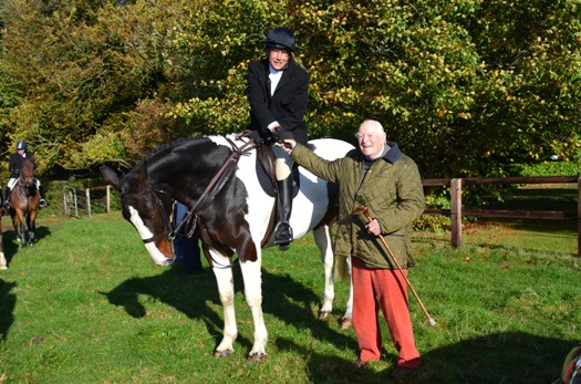 Tara visitor Charlie Noell of Ardbraccan House and the Elkridge  Harford Hunt in Maryland USA and Tara Harriers Joint Master George Briscoe